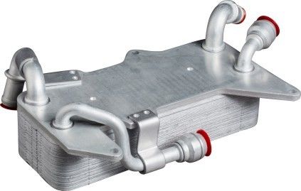 Qualité  4H0317021H AUDI A6 C7 Aluminum Oil Cooler , Auto Parts Engine Oil Cooler usine